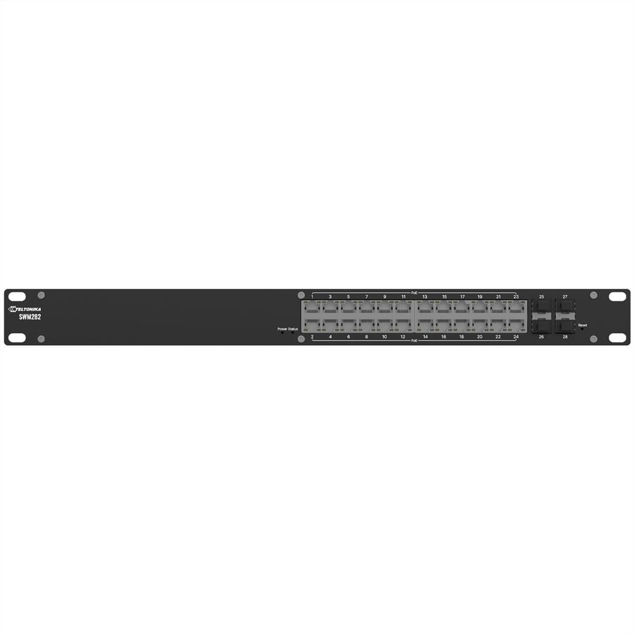 TELTONIKA SWM282 Commutateur PoE+ géré, 24 ports