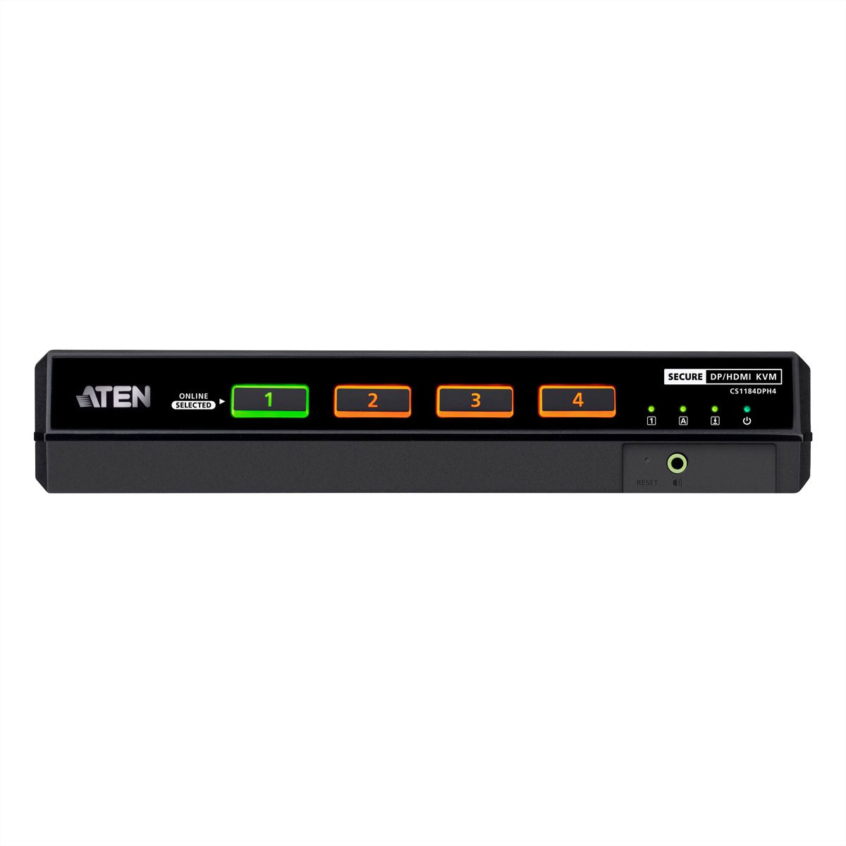 ATEN CS1184DPH4 Commutateur KVM sécurisé universel, 4 ports USB 5K DisplayPort/HDMI