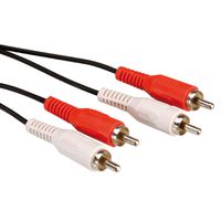 VALUE Câble RCA M/M, duplex, 10 m