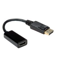 VALUE Adaptateur DisplayPort - HDMI, DP M-HDMI F
