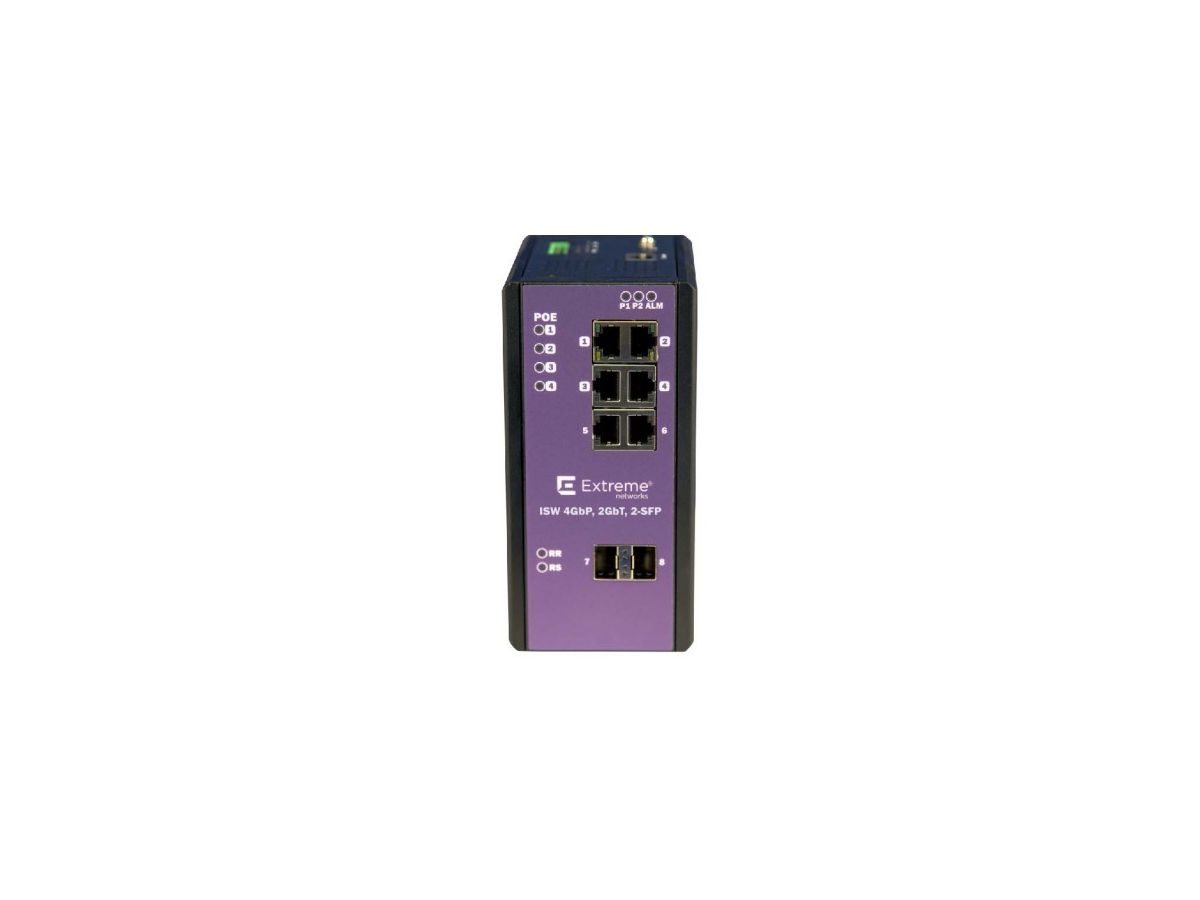 Extreme networks 16803 commutateur réseau Géré L2 Gigabit Ethernet (10/100/1000) Connexion Ethernet, supportant l'alimentation via ce port (PoE) Noir, Lilas