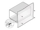 SCHROFF Unité enfichable de type cadre HF, écrou coulissant, M2.5, 100 pièces