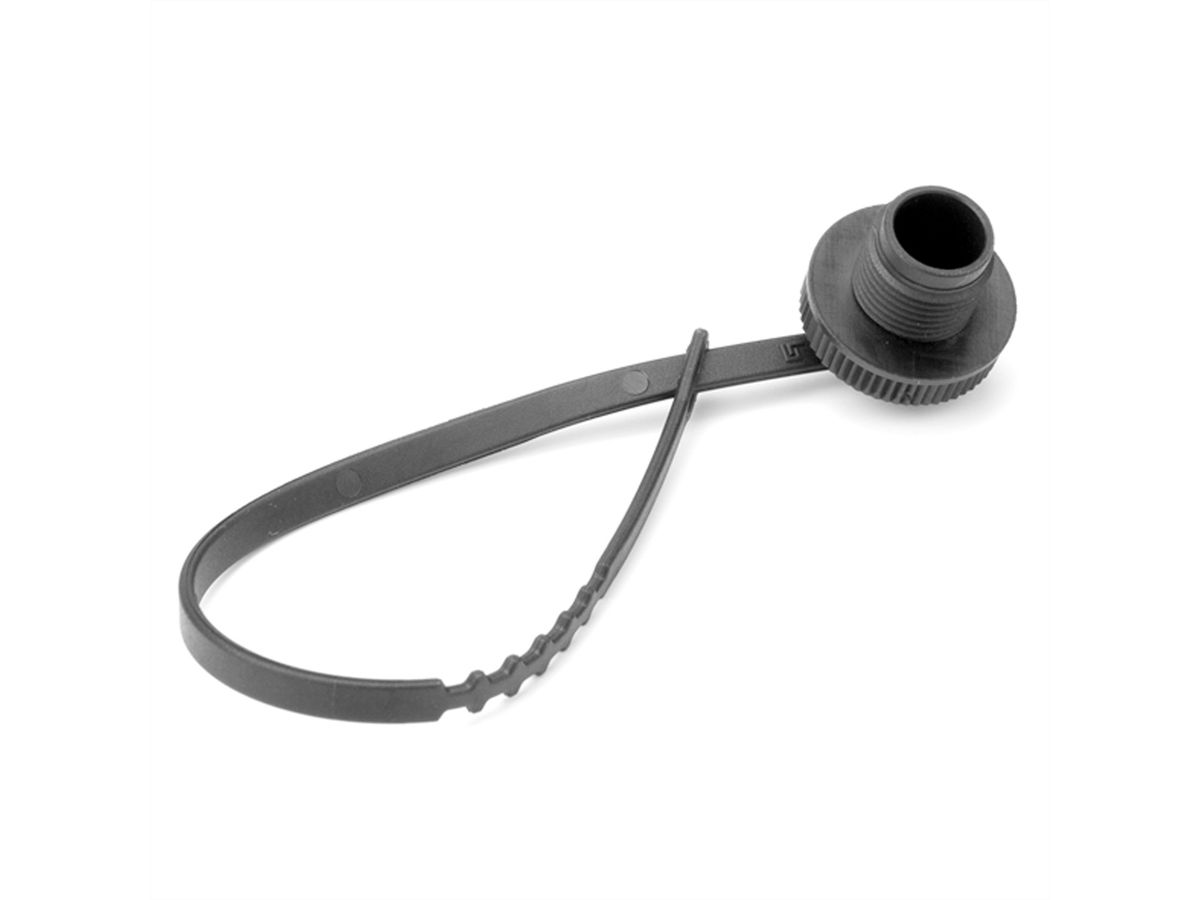 TELEGÄRTNER STX M12x1 Capuchon de protection de connecteur femelle, avec lacet