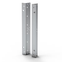 SCHROFF EuropacPRO 19" Support pour joint en acier inoxydable, type F, trous pour poignée, 6 U