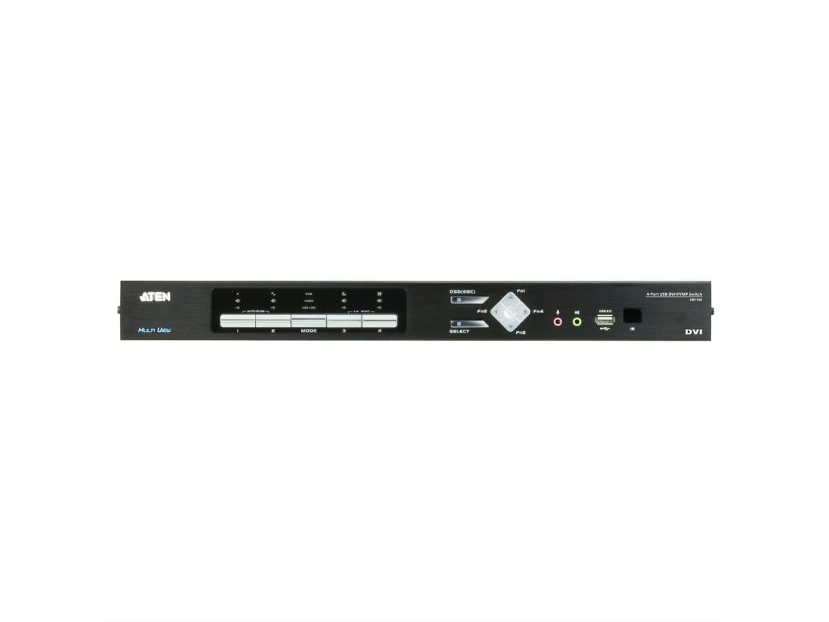 ATEN CM1164A Commutateur KVMP multivue DVI USB à 4 ports