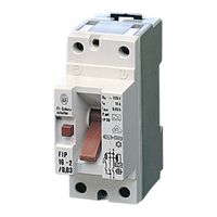 Modules de distribution de courant SCHROFF selon DIN 43880, Interrupteur de sécurité FI, 16 A, 30 mA