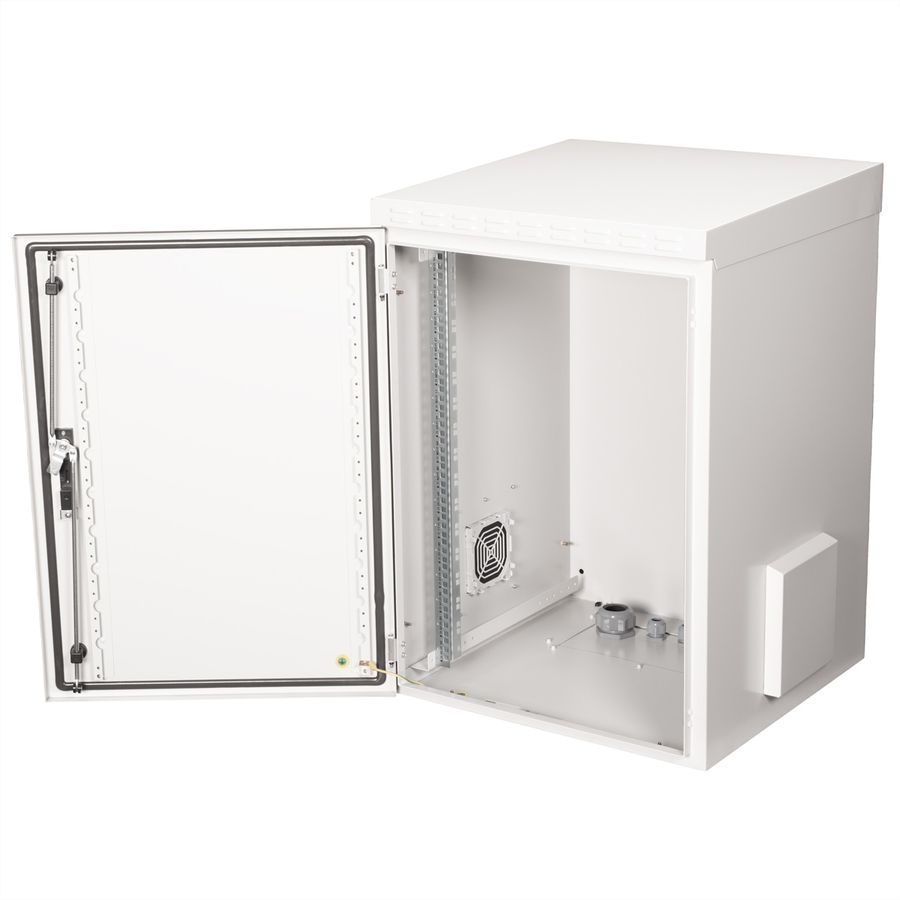 ROLINE 19" Boîtier mural Pro 16U, 600x600 LxP IP55 outdoor gris