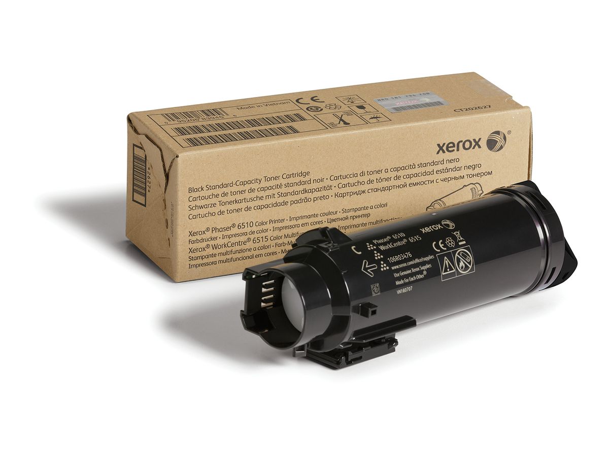 Xerox Cartouche de toner Noir de Capacité standard Phaser® 6510, WorkCentre® 6515 (2500 pages) - 106R03476