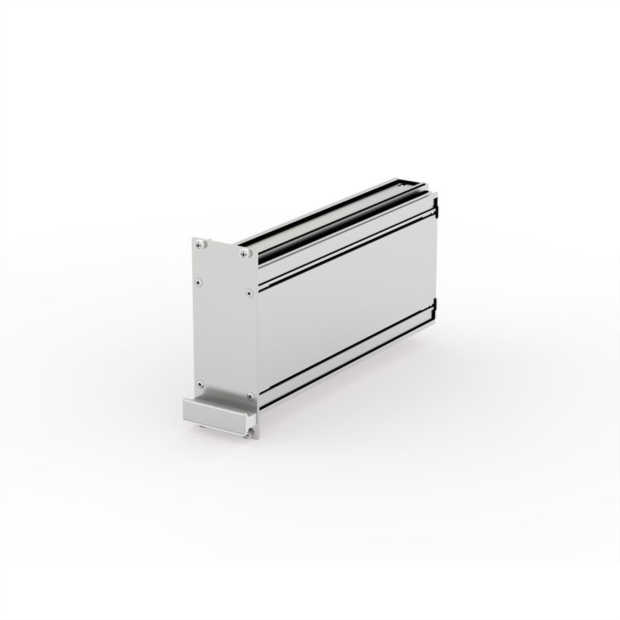 SCHROFF Unité enfichable de type cadre PRO, couvercle lisse, 1 connecteur, 3 U, 10 HP, 227 mm