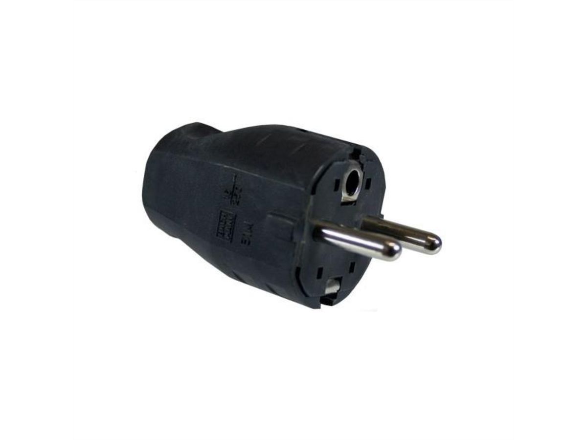 BACHMANN Connecteur à monter noir, noir