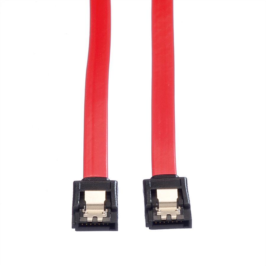 VALUE Câble SATA 6.0 Gbit/s pour disques durs, fermoir à cliquet, 0,5 m