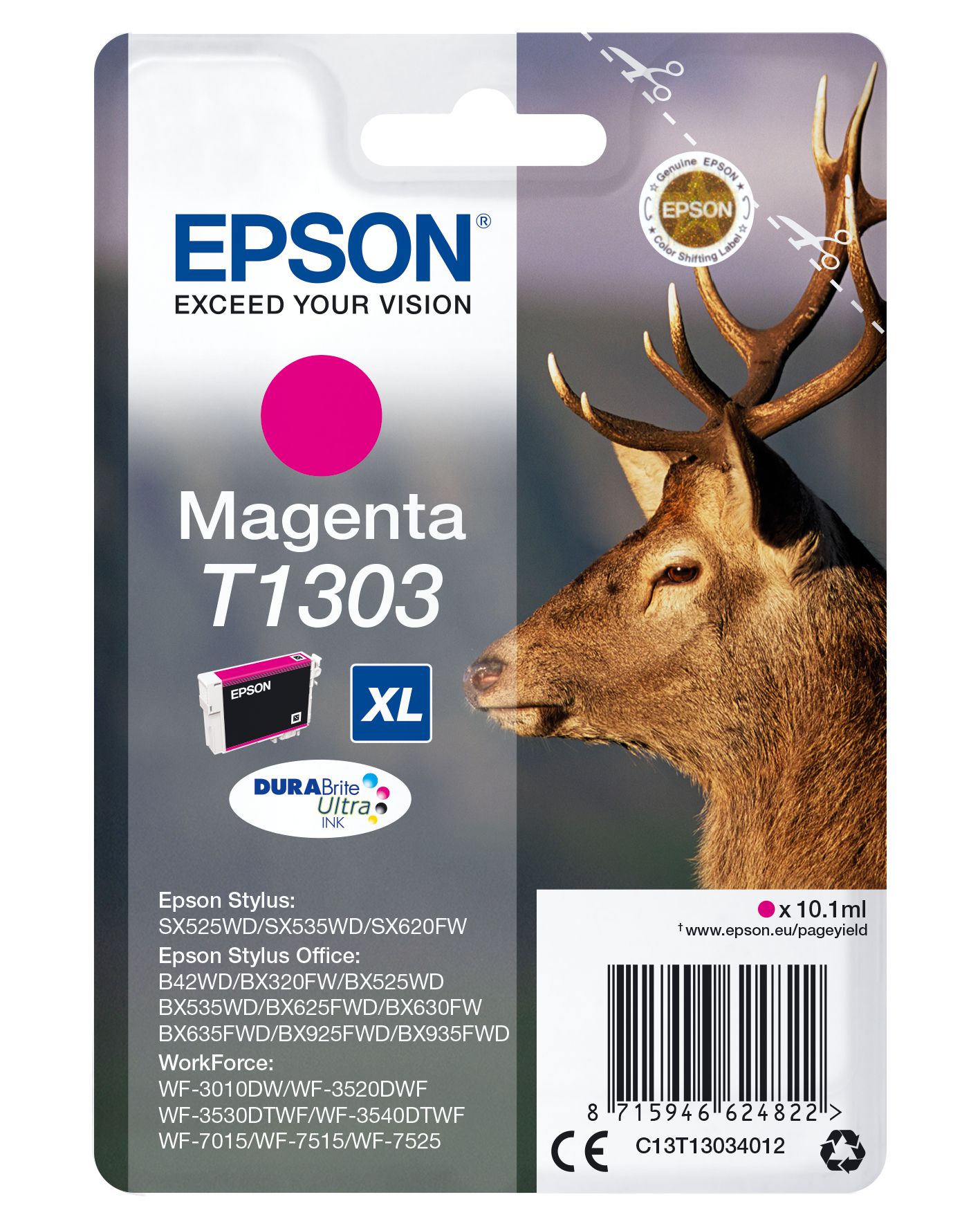 Epson Cartouche "Cerf" - Encre DURABrite Ultra M (XL)