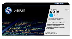HP 651A toner LaserJet cyan authentique