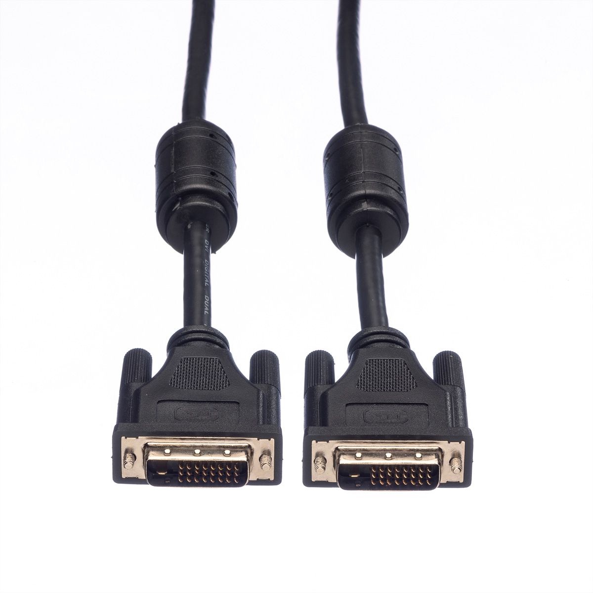 ROLINE Câble DVI pour écran, M-M, (24+1) dual link, 1 m
