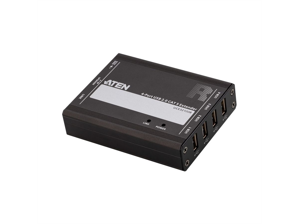 ATEN UCE32100 Système d’extension CAT 5 USB 2.0 à 4 ports (100 m)