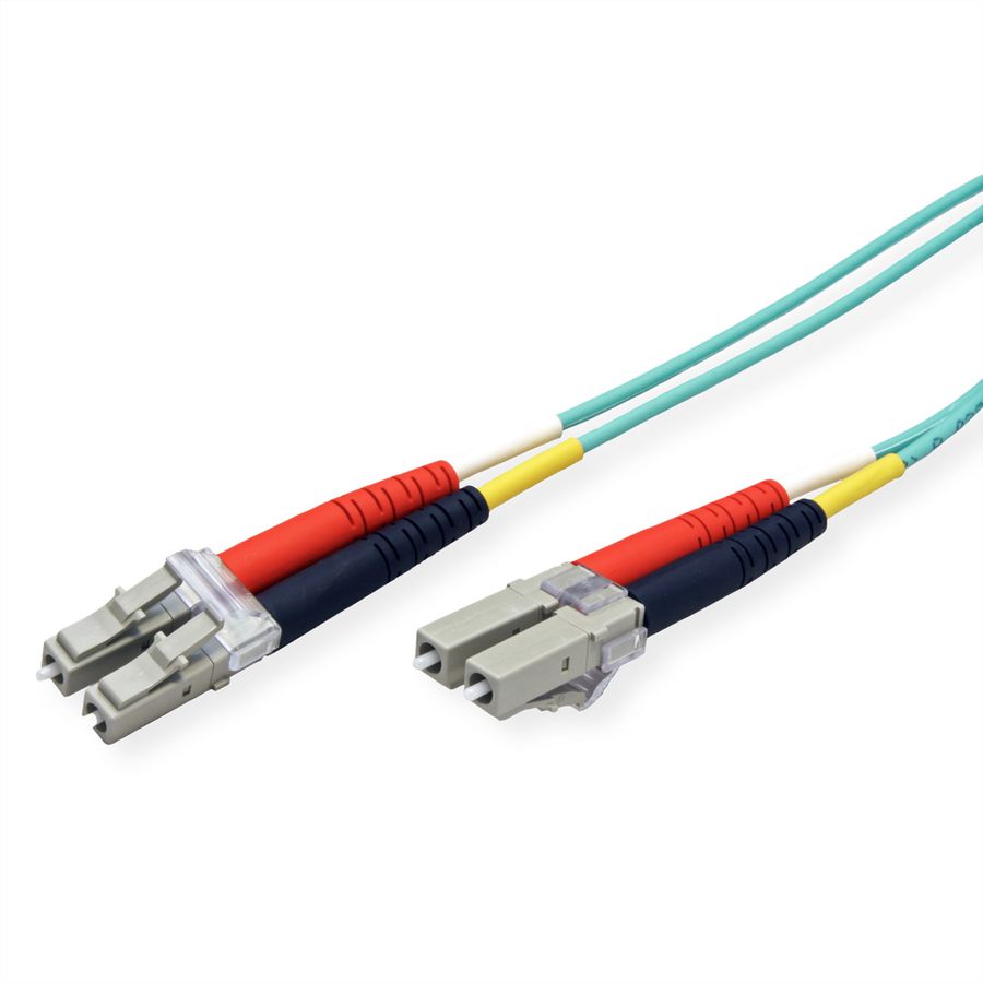 METZ CONNECT OpDAT cordon de brassage, LC-D/LC-D OM3, 8 m