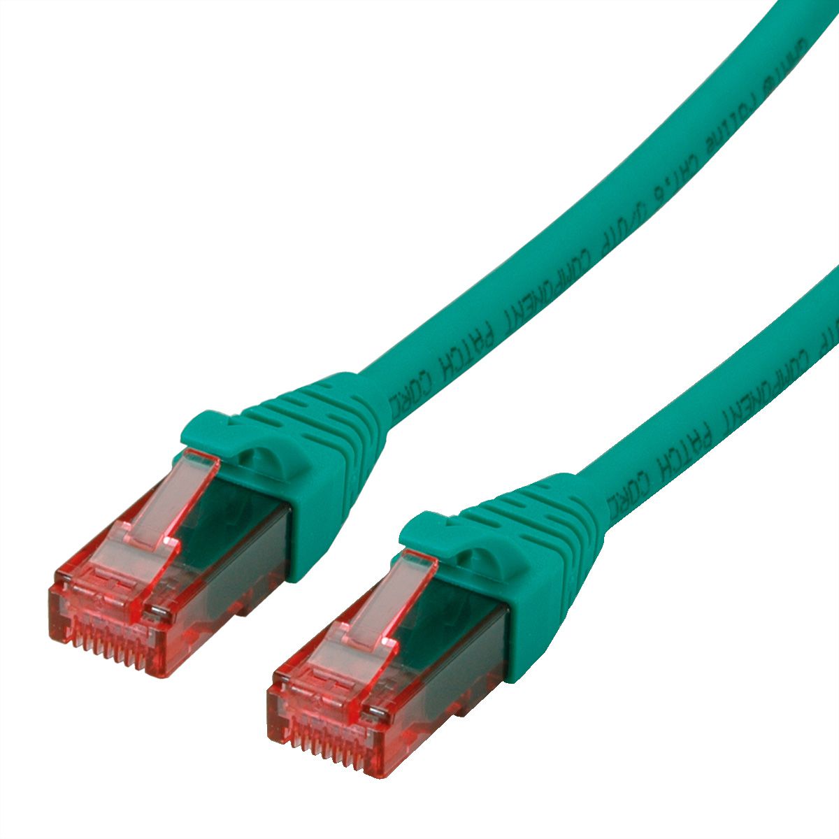 Cordon ROLINE UTP Cat.6, LSOH, Component Level, vert, 1 m