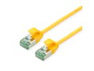 ROLINE RM Cordon DataCenter U/FTP Cat.6A (Classe EA), slim, jaune, 1,5 m