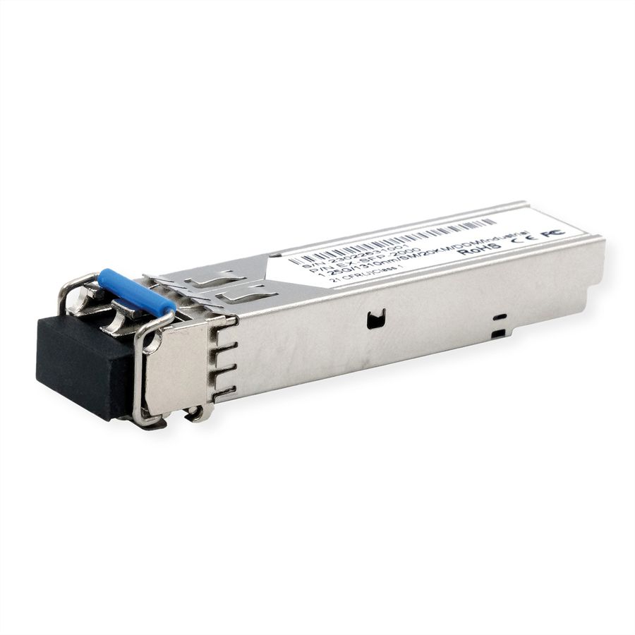 EXSYS EX-SFP-2000 SFP Transceiver, LC, Duplex, Singlemode, 20km, -40°C à +85°C