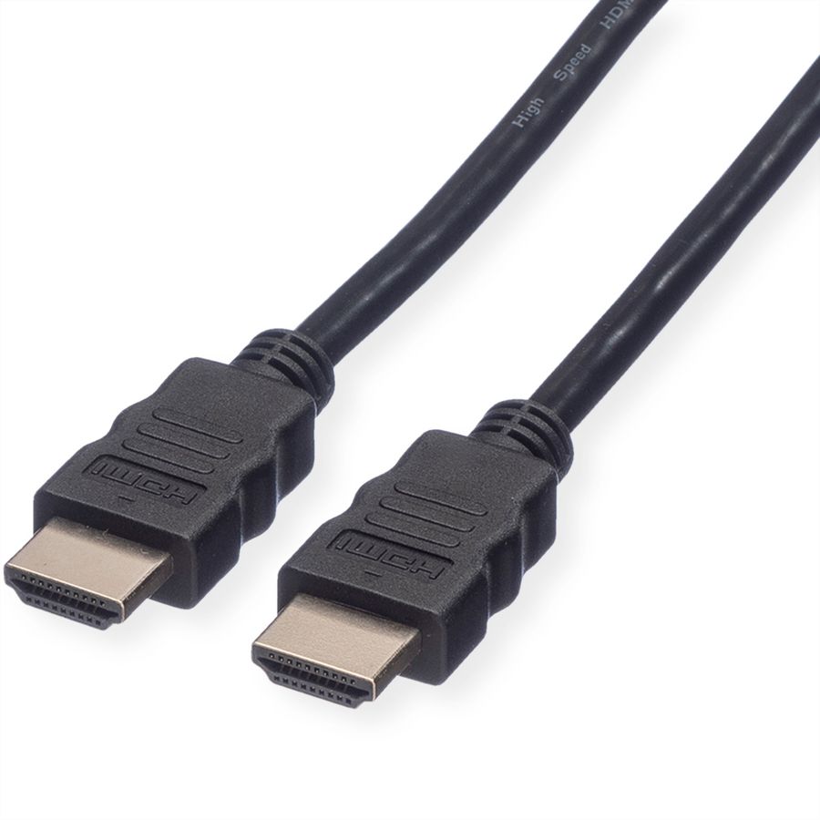 VALUE Câble HDMI Ultra HD avec Ethernet, 4K, M/M, noir, 2 m