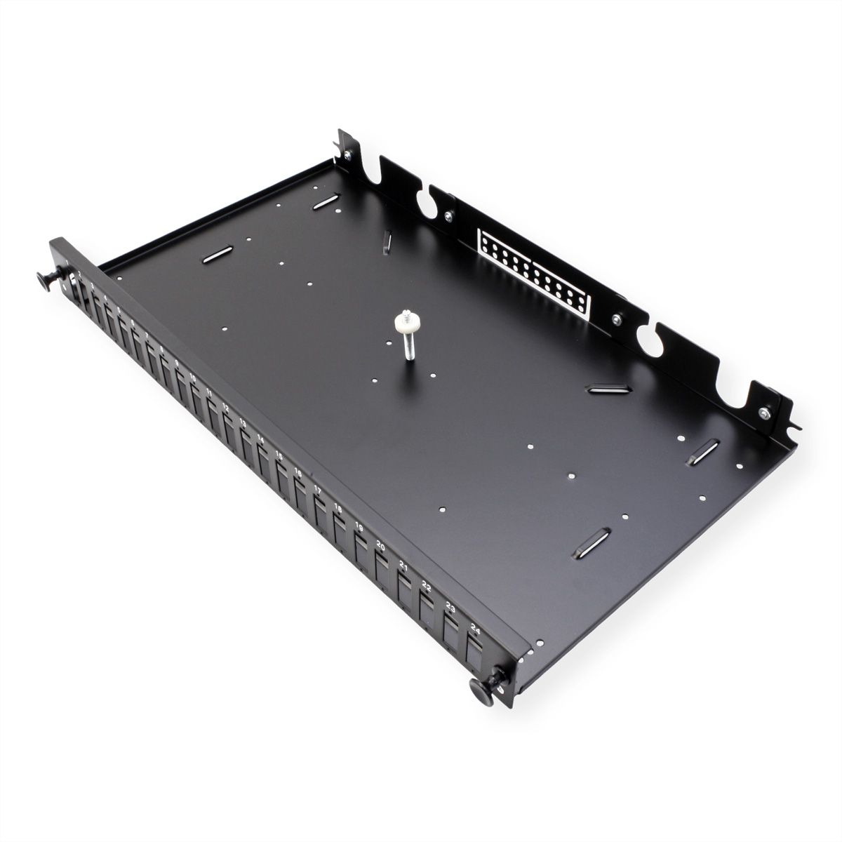 VALUE Panneau de brassage vide 1 UH, amovible, 24x SC-DX/LC quadruple