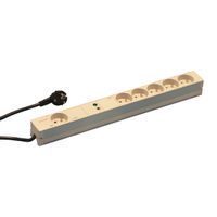 Bâtis de prises SCHROFF, UTE, maître-esclave, 6 prises, 19"