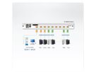 ATEN CL5808N (F) Switch KVM LCD à 8 ports (USB-PS/2 VGA), port USB (double rail)
