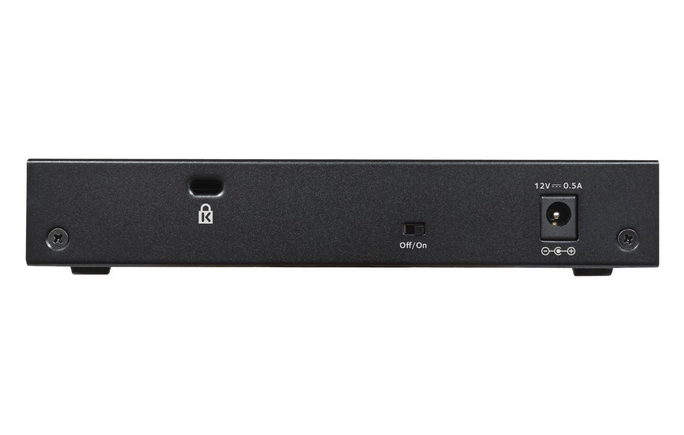 Netgear GS308-300PES commutateur réseau Non-géré L2 Gigabit Ethernet (10/100/1000) Noir