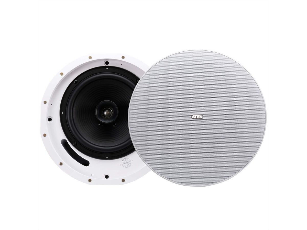 ATEN AS108 Haut-parleur de plafond coaxial de 8 pouces