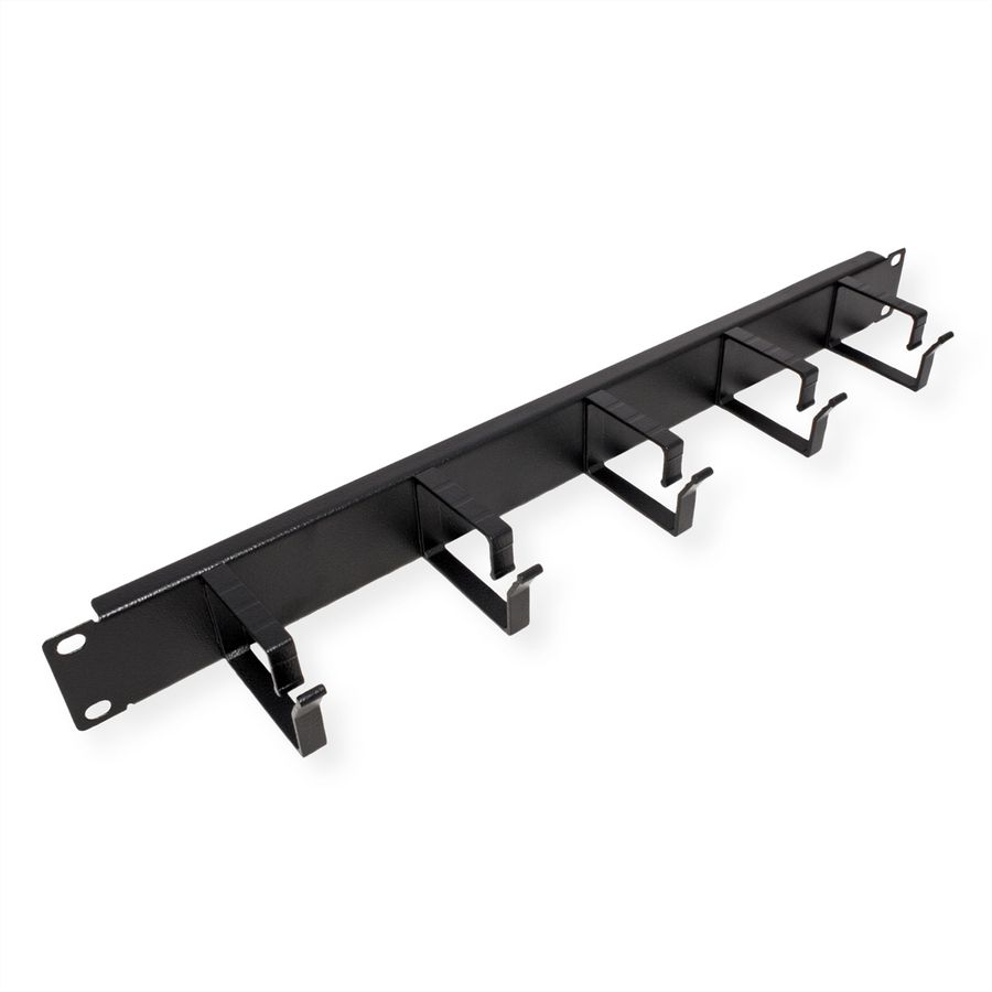ROLINE 19" Passe-câbles 1U, 40x60mm noir