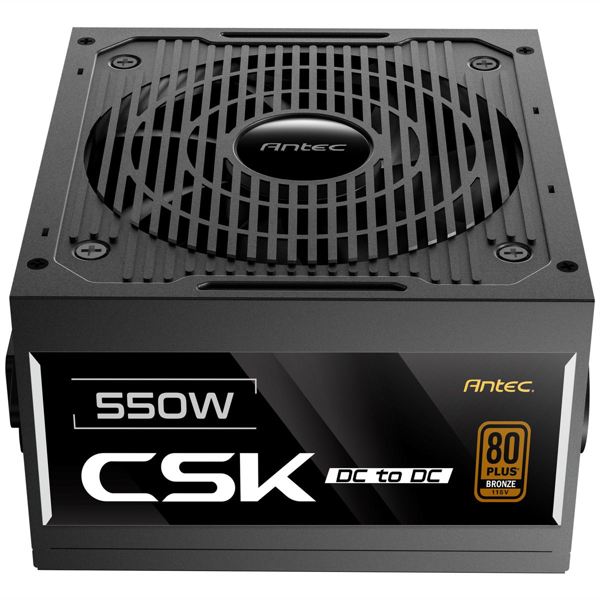 ANTEC CSK550DC Bloc d'alimentation PC 550W compatible ATX 2.52, noir