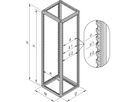 SCHROFF VARISTAR NET Plus 47 UH, baie accoupable, 2200x800x800mm