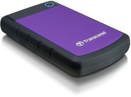 Transcend StoreJet TS1TSJ25H3P disque dur externe 1000 Go Noir, Violet