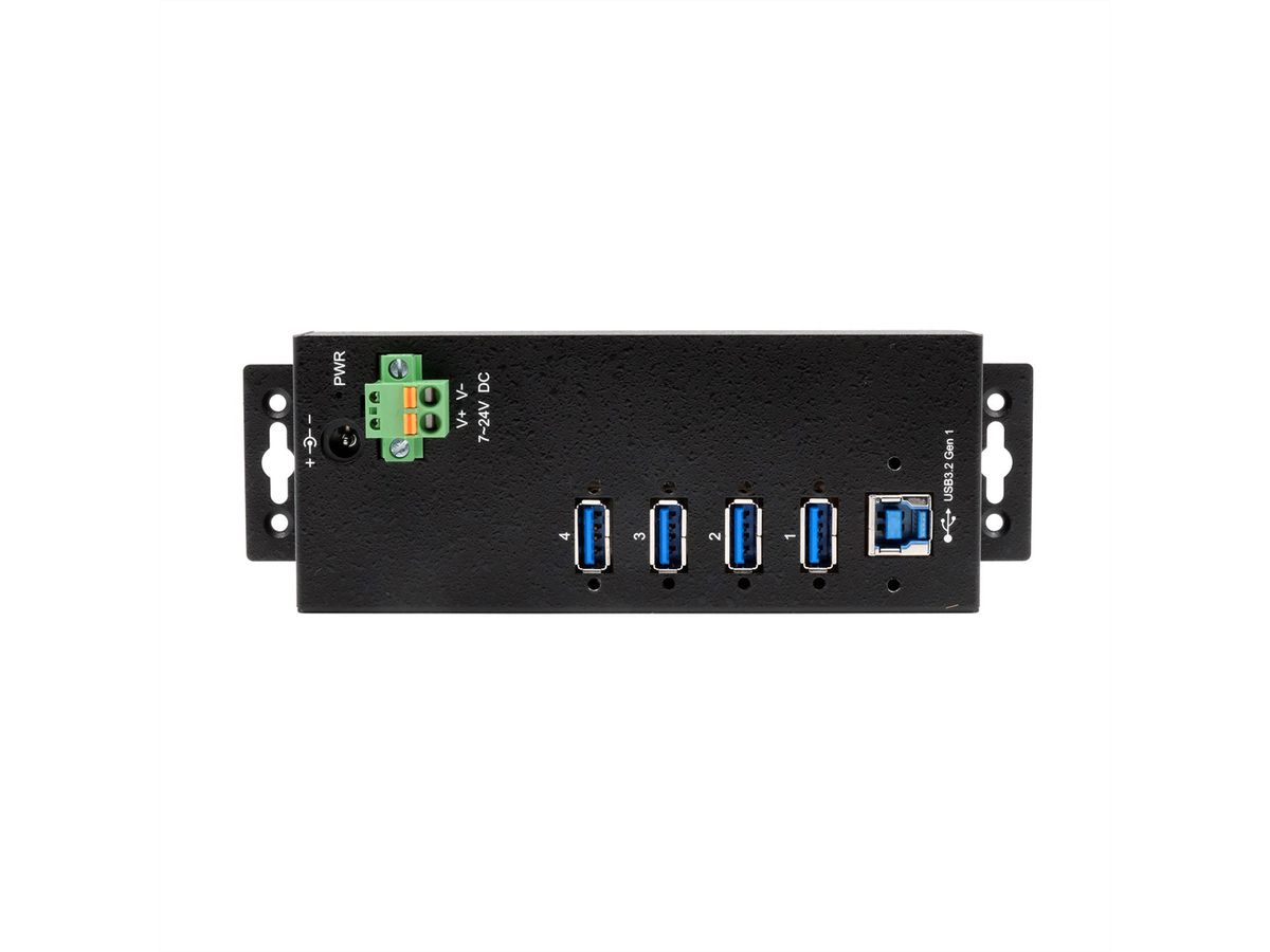 EXSYS EX-1186HMVS-2 Hub USB 3.2 Gen1 à 4 ports, protection de surtension 15KV ESD