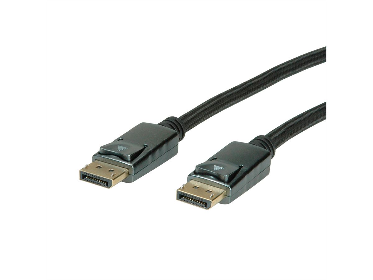 ROLINE Câble DisplayPort DP-DP, v1.2, M - M, 2 m