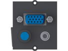 BACHMANN cadre 1xVGA+jack+bouton-poussoir BCM -4 Control