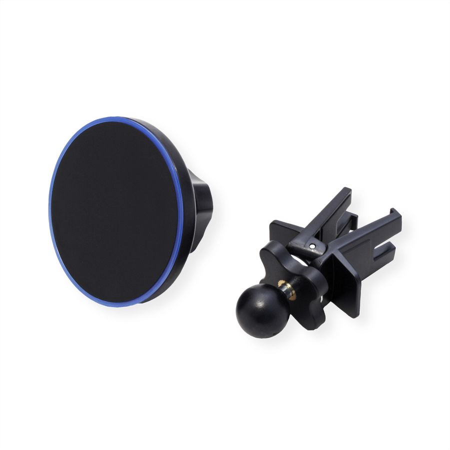 ROLINE Chargeur sans fil (15W) et support pour smartphone de voiture, induction