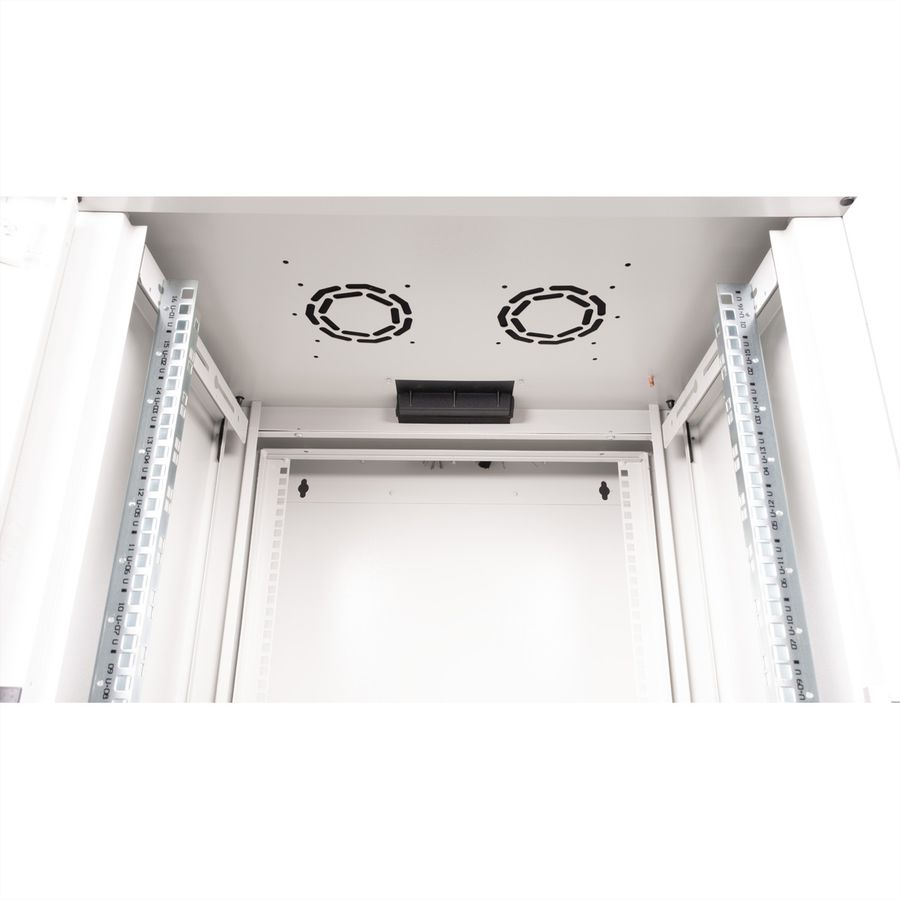 ROLINE 19" Boîtier mural Pro 16U, 600x600 LxP pivotant en 2 parties gris