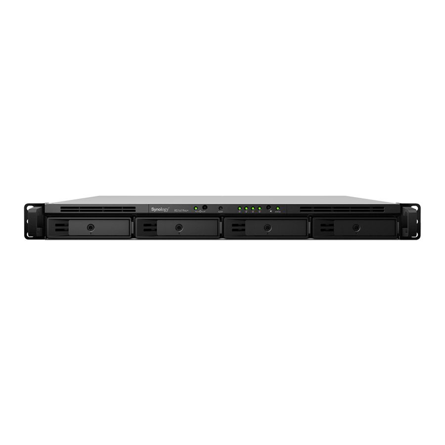 Synology RackStation RS1619XS+ serveur de stockage Ethernet/LAN Rack (1 U) Noir NAS