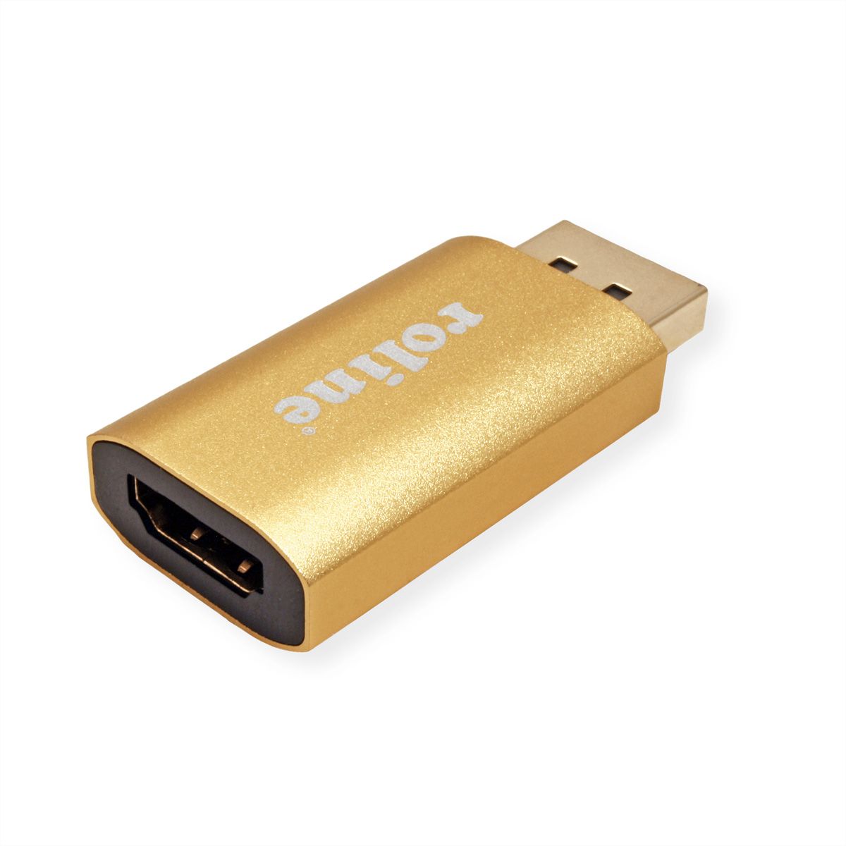 ROLINE GOLD Adaptateur DisplayPort - HDMI, 4K, v1.2, DP M-HDMI F