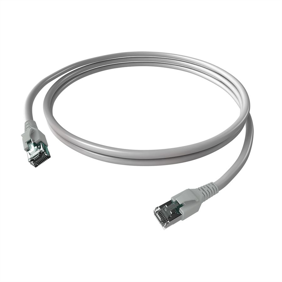 EasyLan FlexBoot Cordon Cat.6A, S/FTP, gris, 2 m