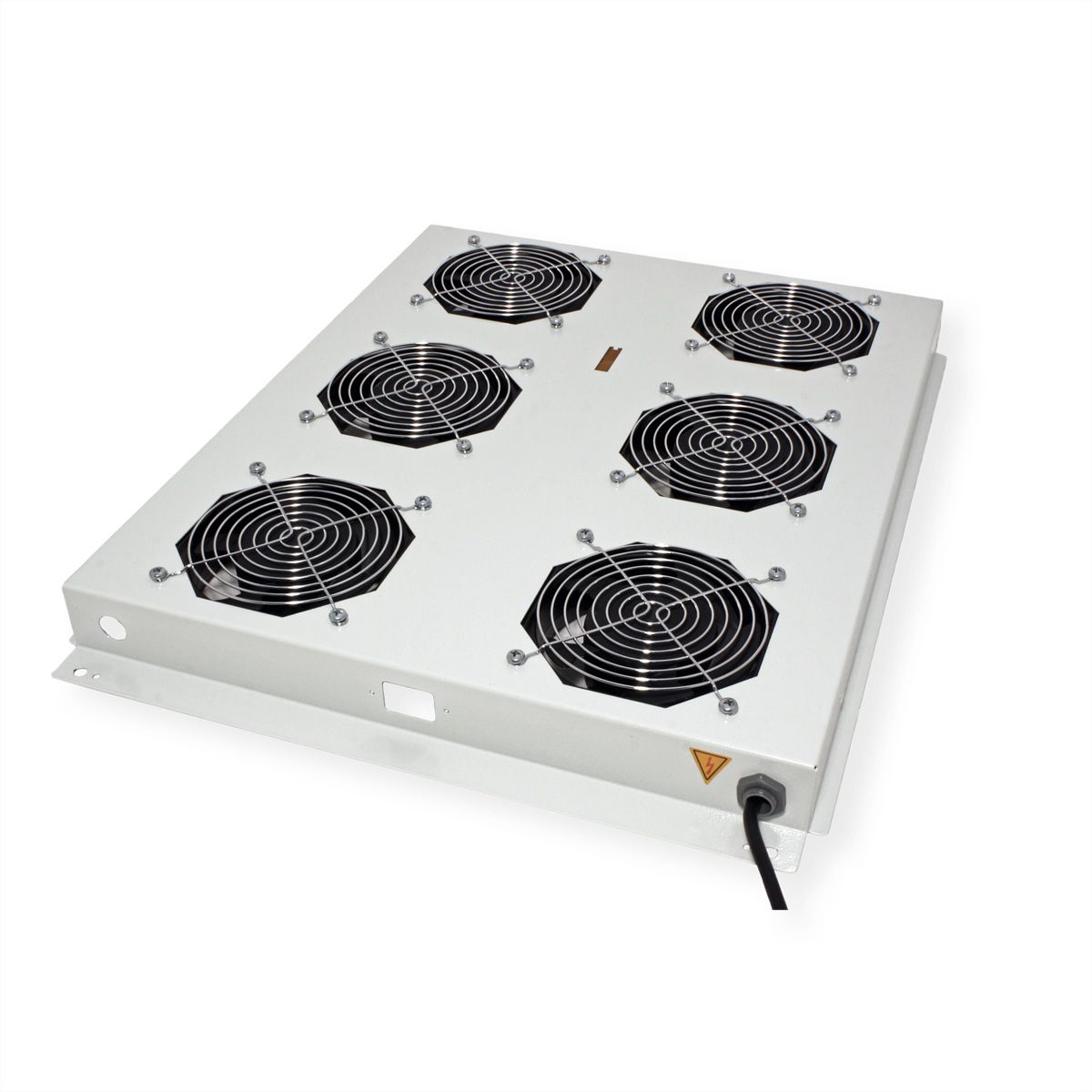 ROLINE 19" Unité de ventilation de toit, 6 ventilateurs, ON/OFF, pour baie serveur par série, gris