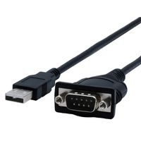 EXSYS EX-13001 Câble USB 2.0 vers 1 x série RS-232 avec connecteur 9 broches FTDI Chip-Set