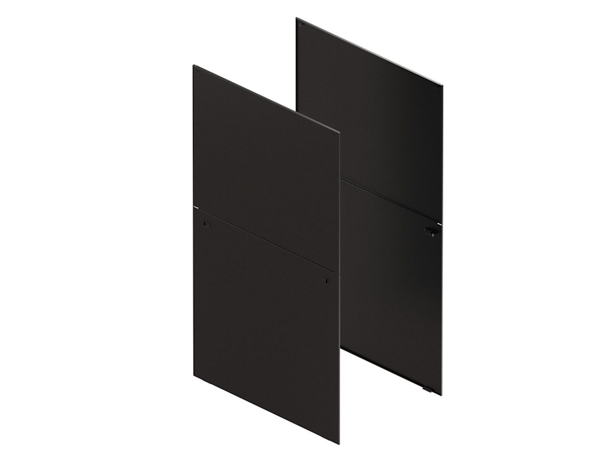 SCHROFF Paroi double 2450H 1100P serrure, par 2