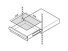 SCHROFF Surface d'écriture pour tiroirs d'armoires 19