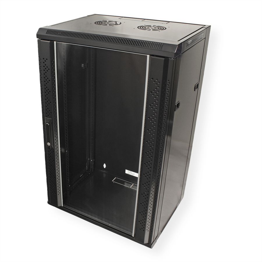 VALUE Armoire murale 18 UH (HxLxP) 901x570x450mm , noir