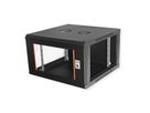ROLINE 19" Boîtier mural Basic Plus 6U, 600x600 LxP noir