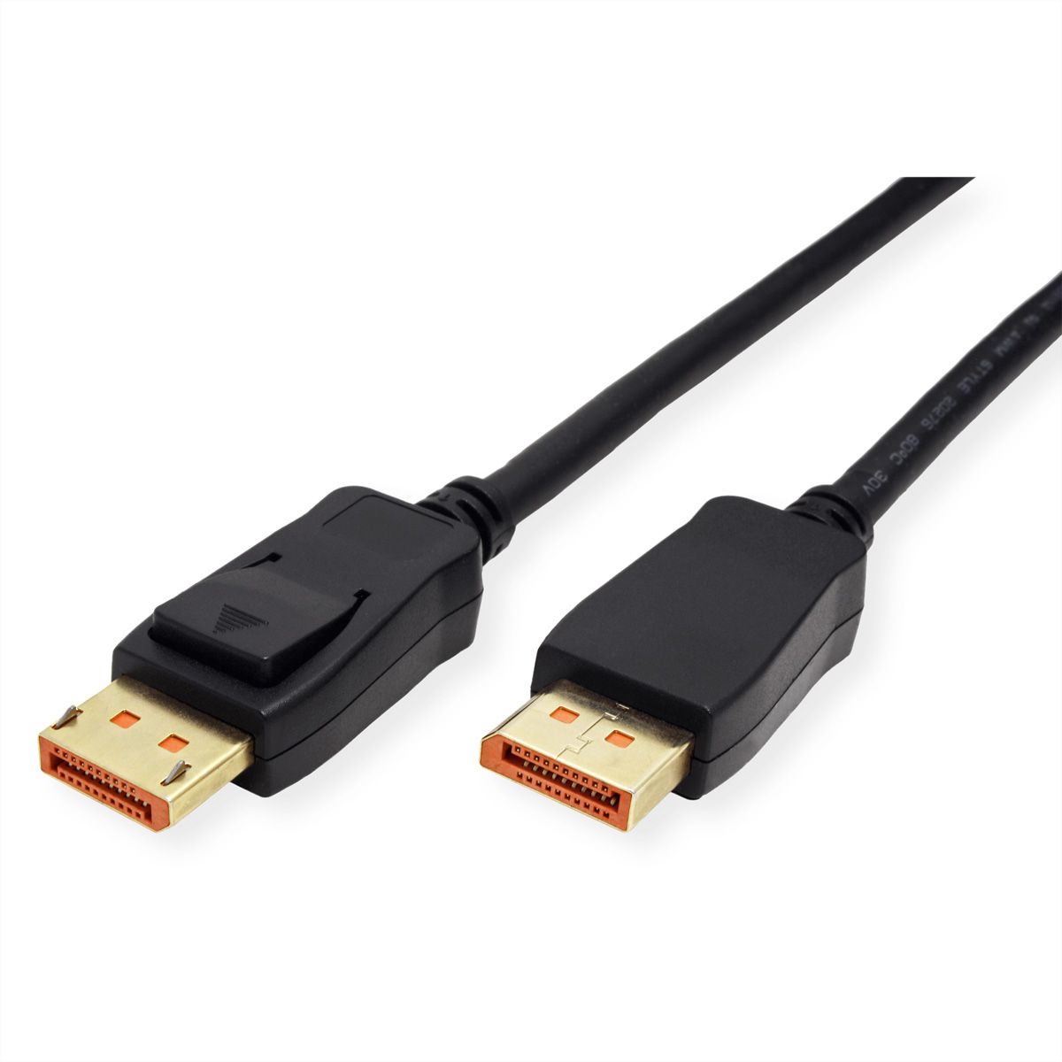 ROLINE Câble DisplayPort v2.1, 10K, DP M - DP M, noir, 2 m