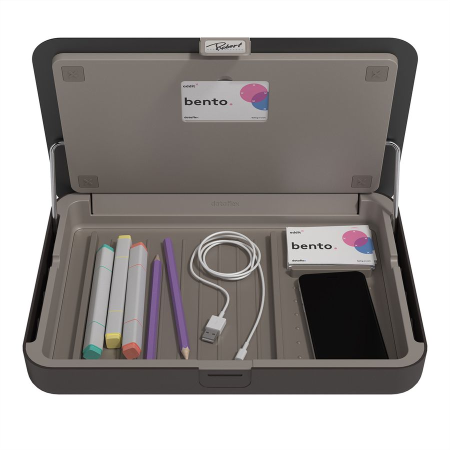 DATAFLEX Addit Bento Boite à accessoires, noir