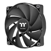 Thermaltake CT200 PWM 200mm Ventilateur de boîtier, noir